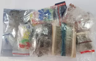 Gói linh kiện điện tử tổng hợp, Led, diode, transistor, tụ hóa, tụ gốm